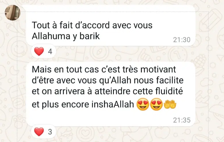 Avis élève Arabe 360 1