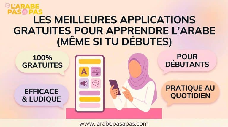 Les meilleures applications gratuites pour apprendre l’arabe (même si tu débutes).