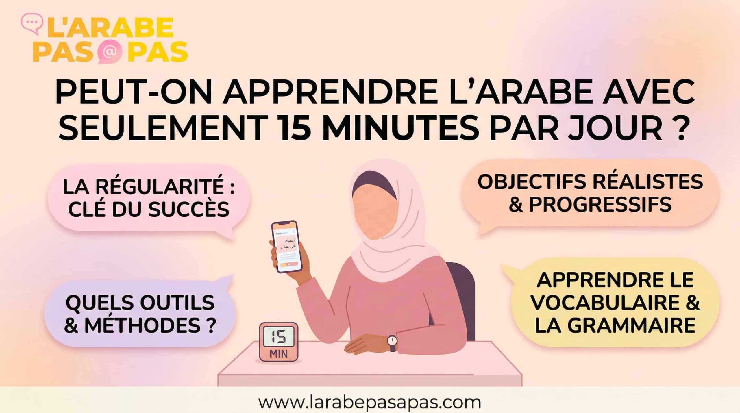 Peut-on apprendre l'arabe avec seulement 15 minutes par jour ?