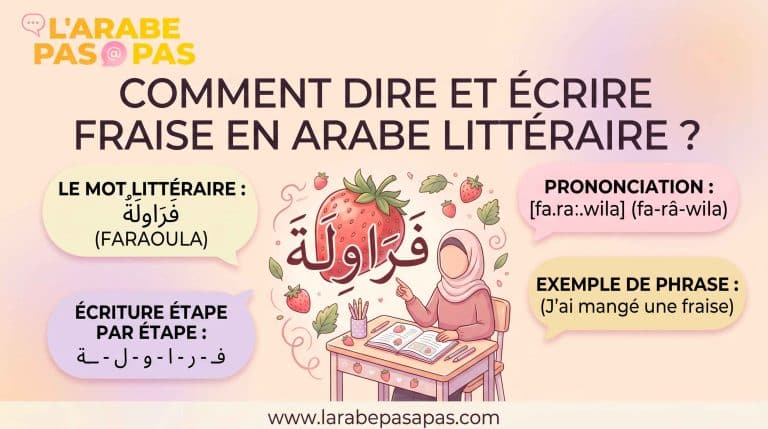 Fraise en arabe littéraire : comment dit-on « fraise » en arabe ?