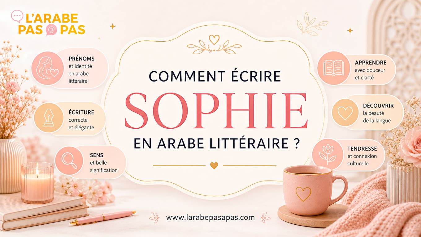 Comment écrire Sophie en arabe littéraire ?