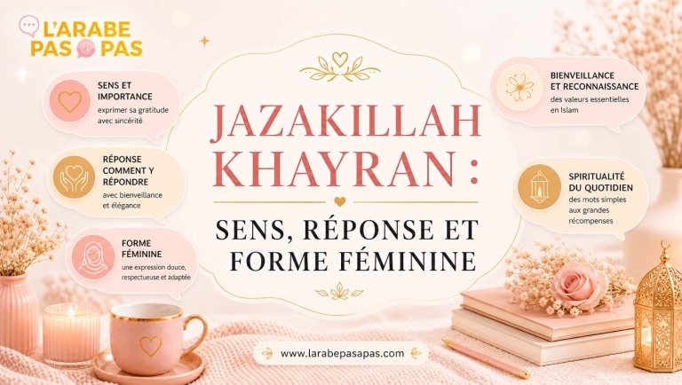 Jazakillah khayran : sens, réponse et forme féminine