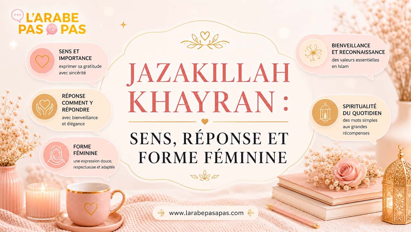 Jazakillah khayran : sens, réponse et forme féminine